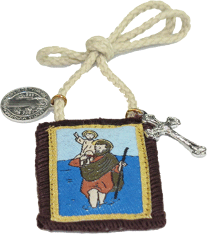 St. Christopher car scapular