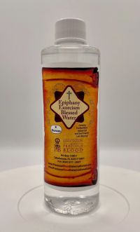 Epiphany Exorcism Blessed Water, 8oz bottle